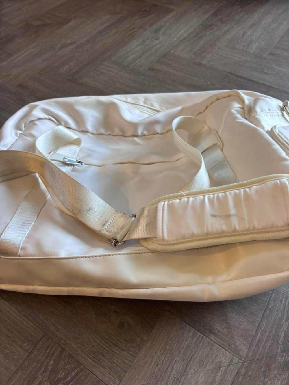 CREAM LONG VACATION Women's Travel Duffel Bag - Picture 11 of 14